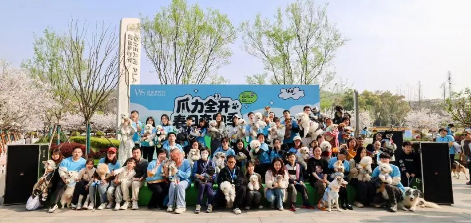 樱花赴约 萌宠开跑——第四届城市路跑大赛暨“萌宠爪爪跑”于武商梦时代活力启幕