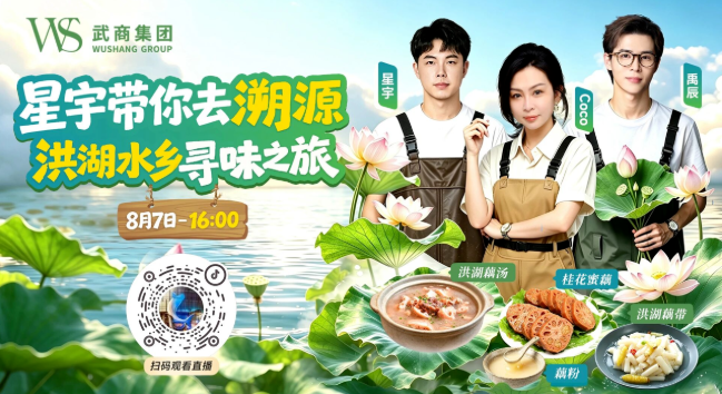 电商公司“星宇带你去溯源·洪湖水乡寻味之旅”圆满收官