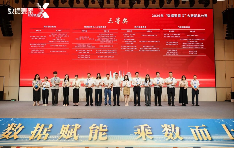江豚数科斩获“2026数据要素X大赛”数字国企赛道三等奖！